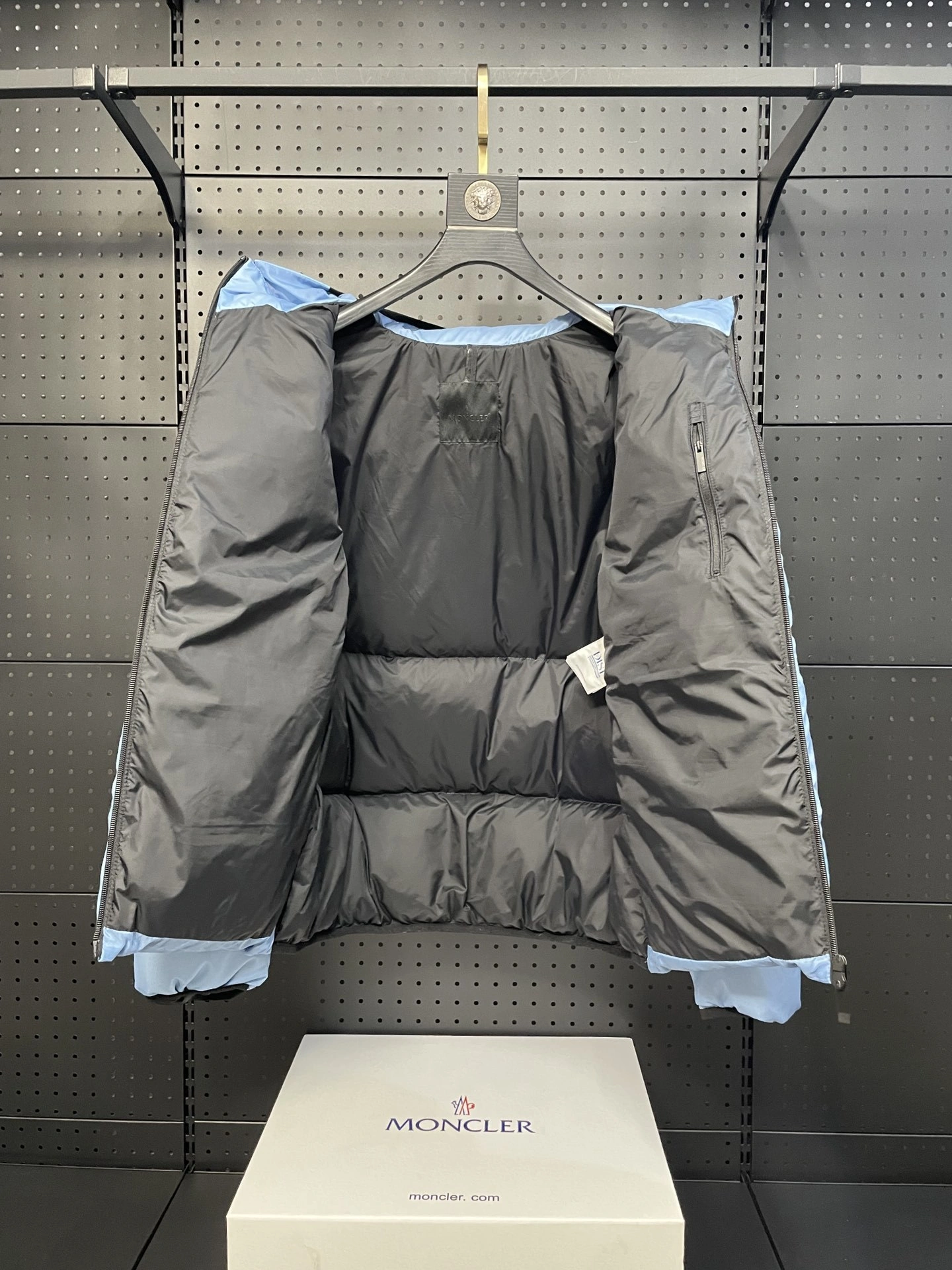 wg.luxury- 7o9385r Down jacket white goose down 2colour item:E-F443J0729-2H